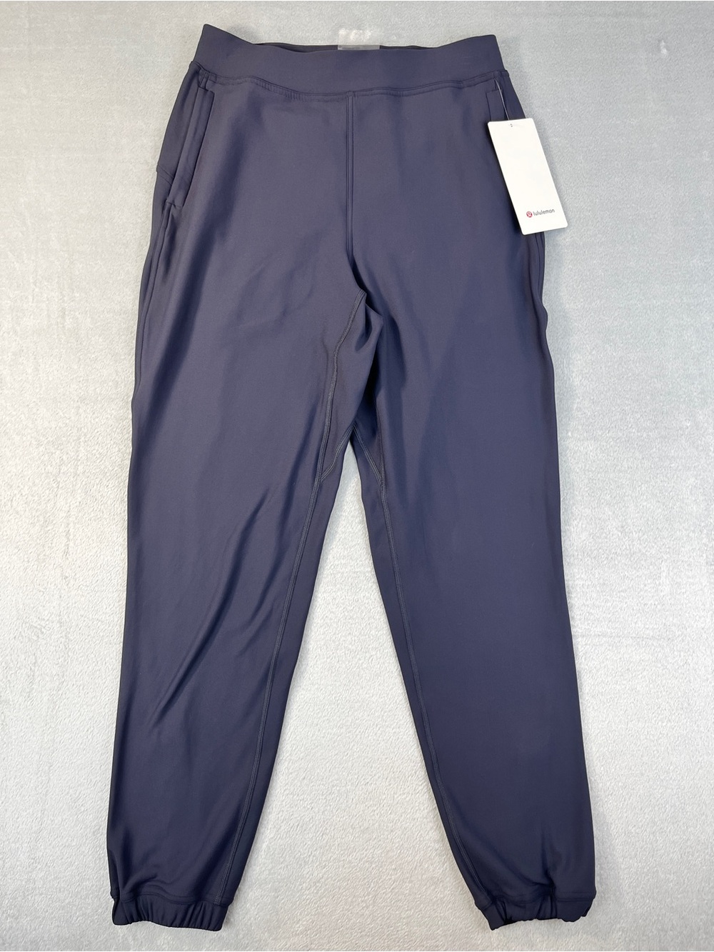 NWT Lululemon Adapted State HR Fleece Jogger Size 6 Black Night Zip Warm